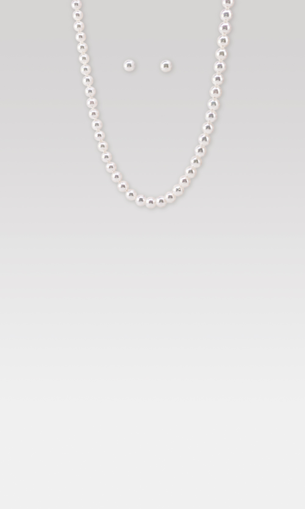 パールネックレス・ピアス セット