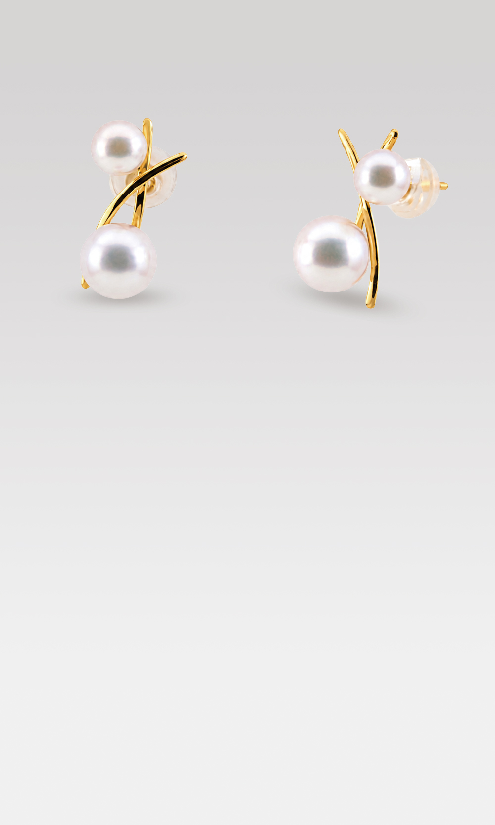 K18YG パールピアス