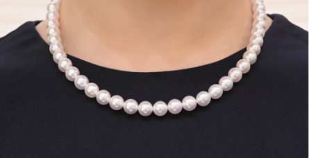 WAKOの真珠のサイズ着用例