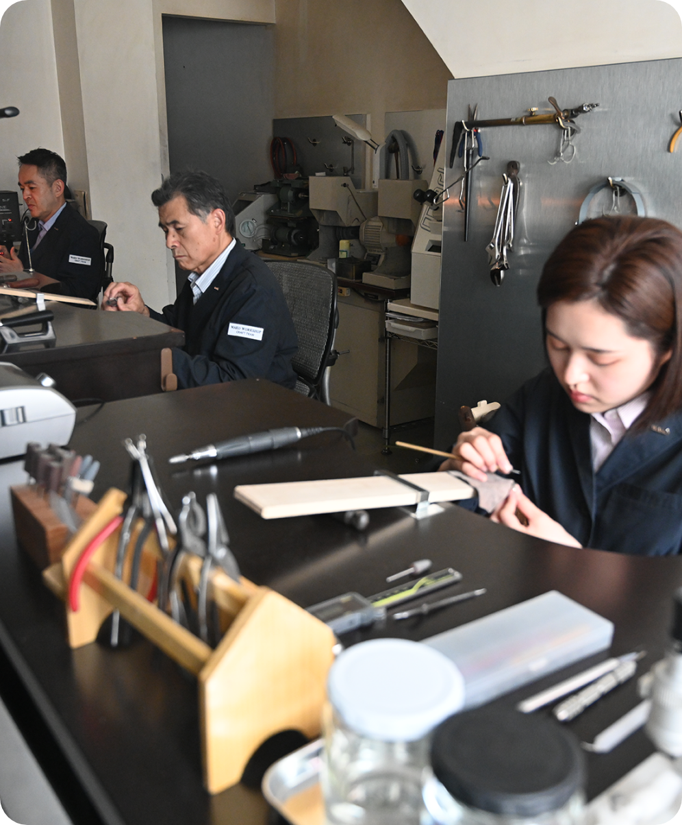 WAKOの貴金属装身具製作技能士