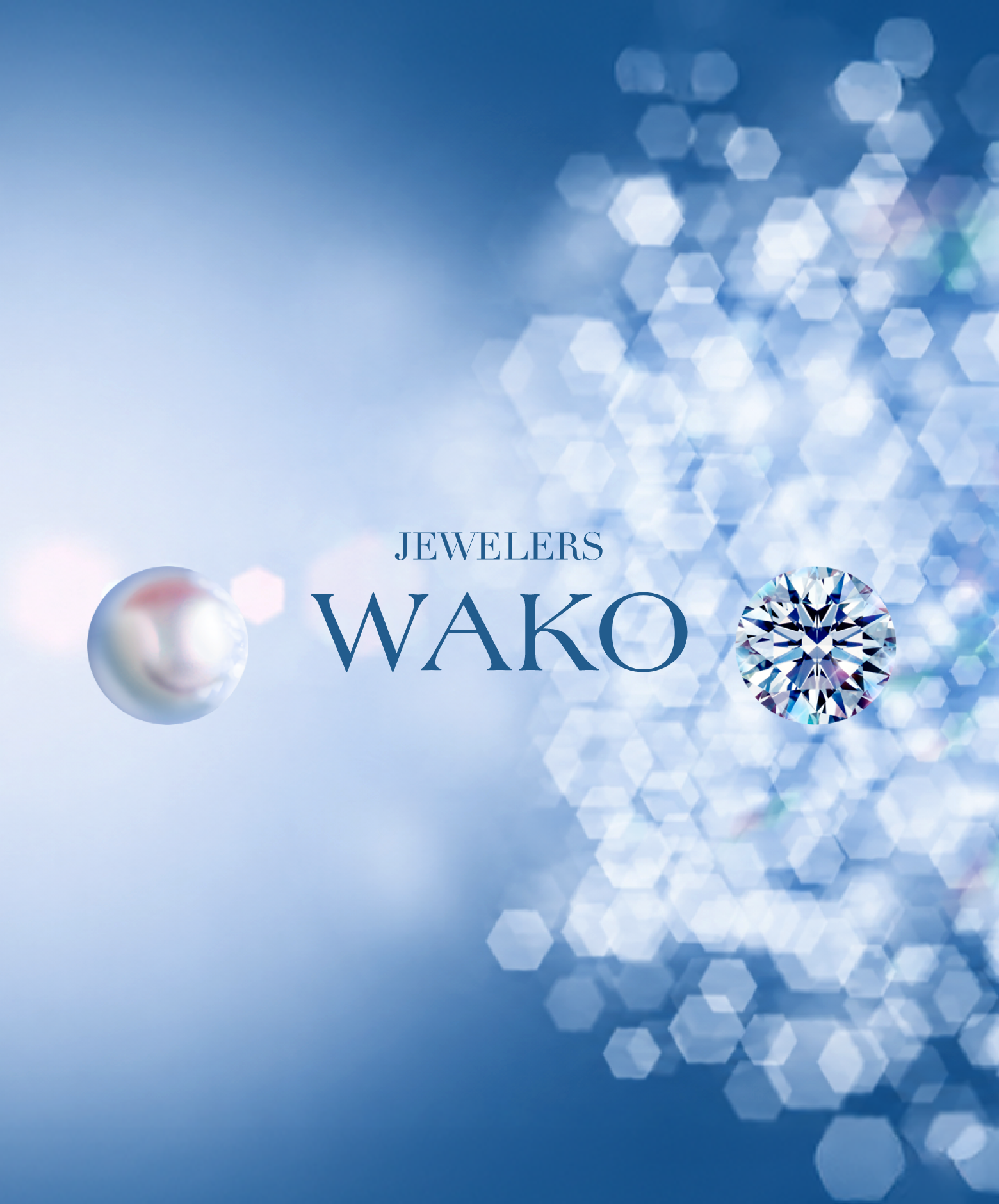 輝く宝石と JEWELERS WAKO のメインビジュアル