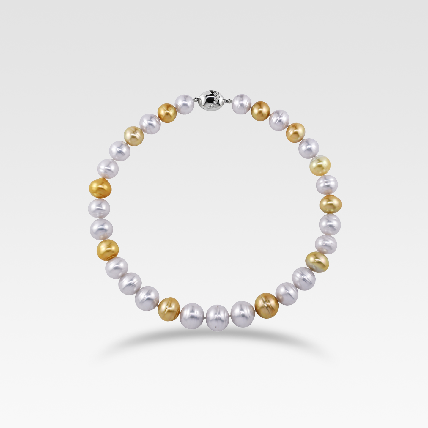 パールネックレス（マルチカラー）15.5mmx13.0mm 商品画像3