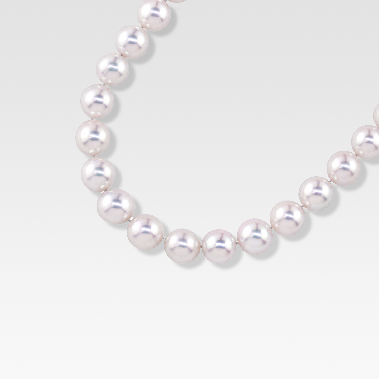 パールネックレス（ナチュラルカラー）9.0mmx8.5mm 商品画像1