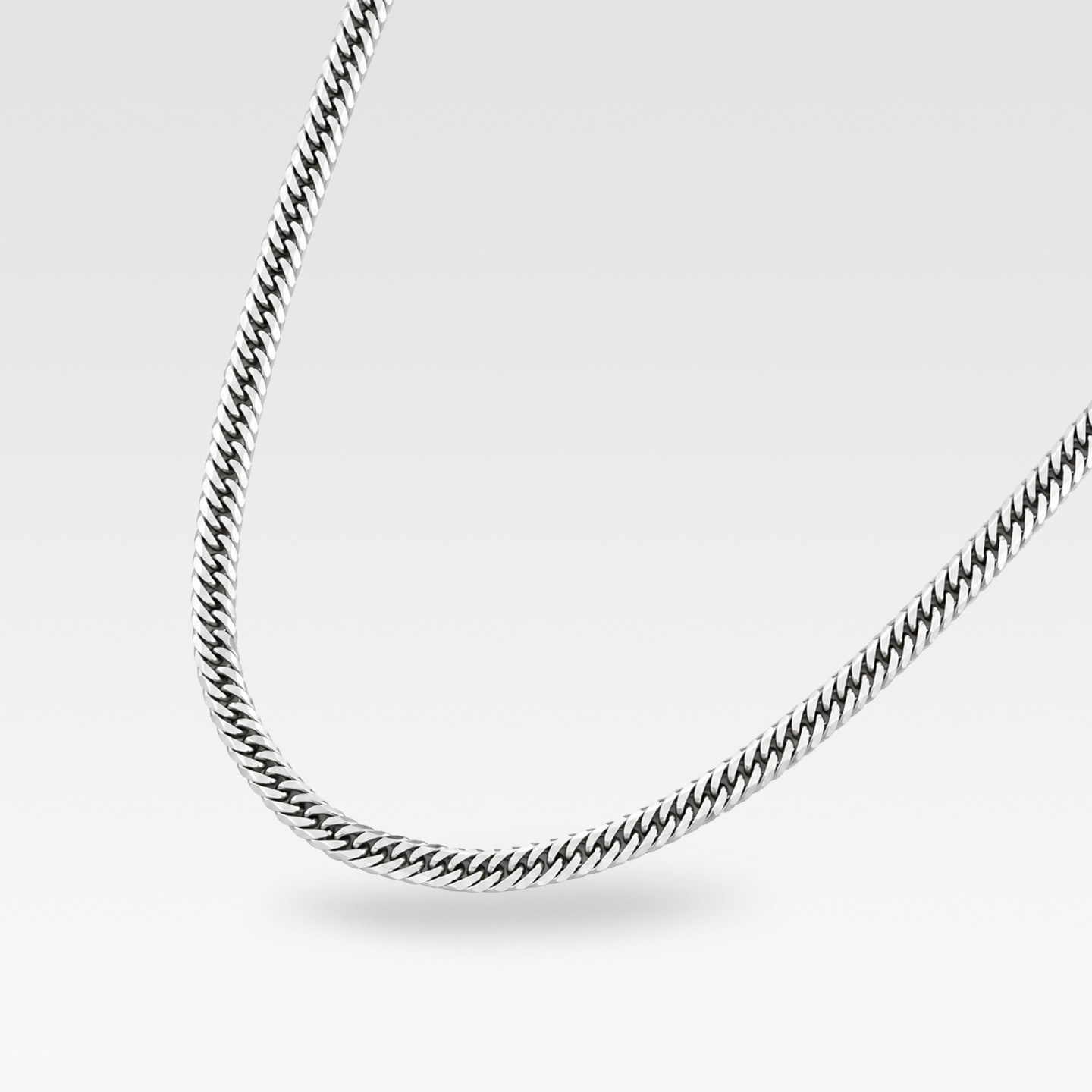 Pt850　喜平ネックレス（6面ダブル・50㎝・10G） 商品画像1