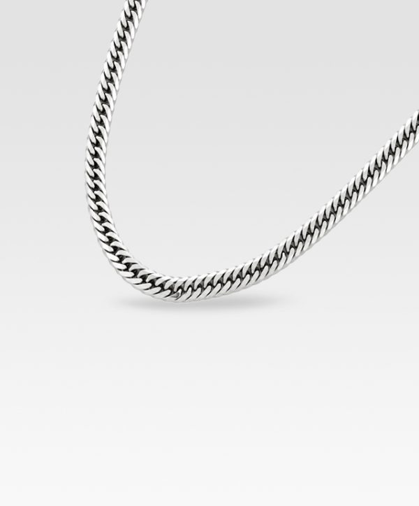Pt850　喜平ネックレス（6面ダブル・50㎝・20G）