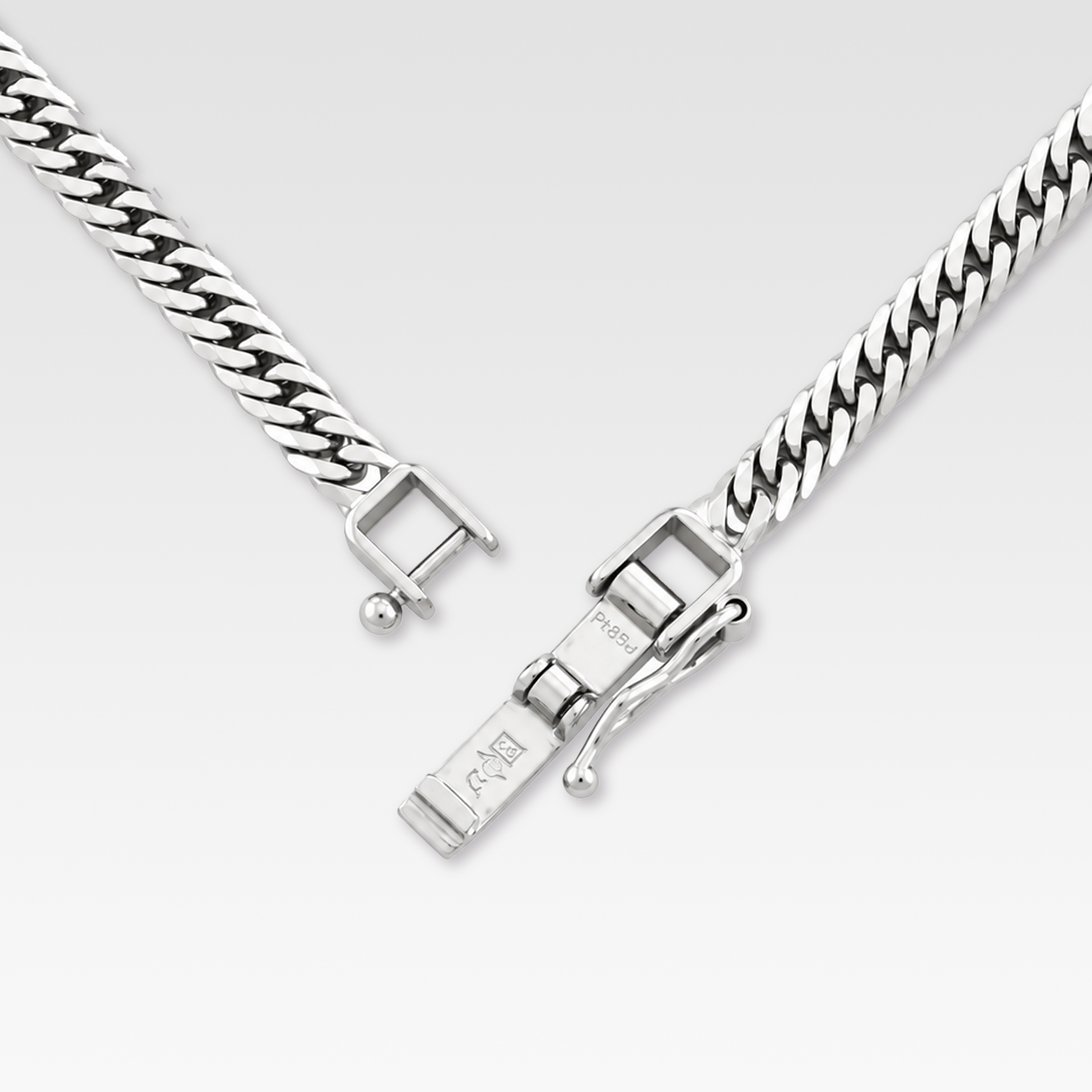 Pt850　喜平ネックレス（6面ダブル・50㎝・20G） 商品画像3