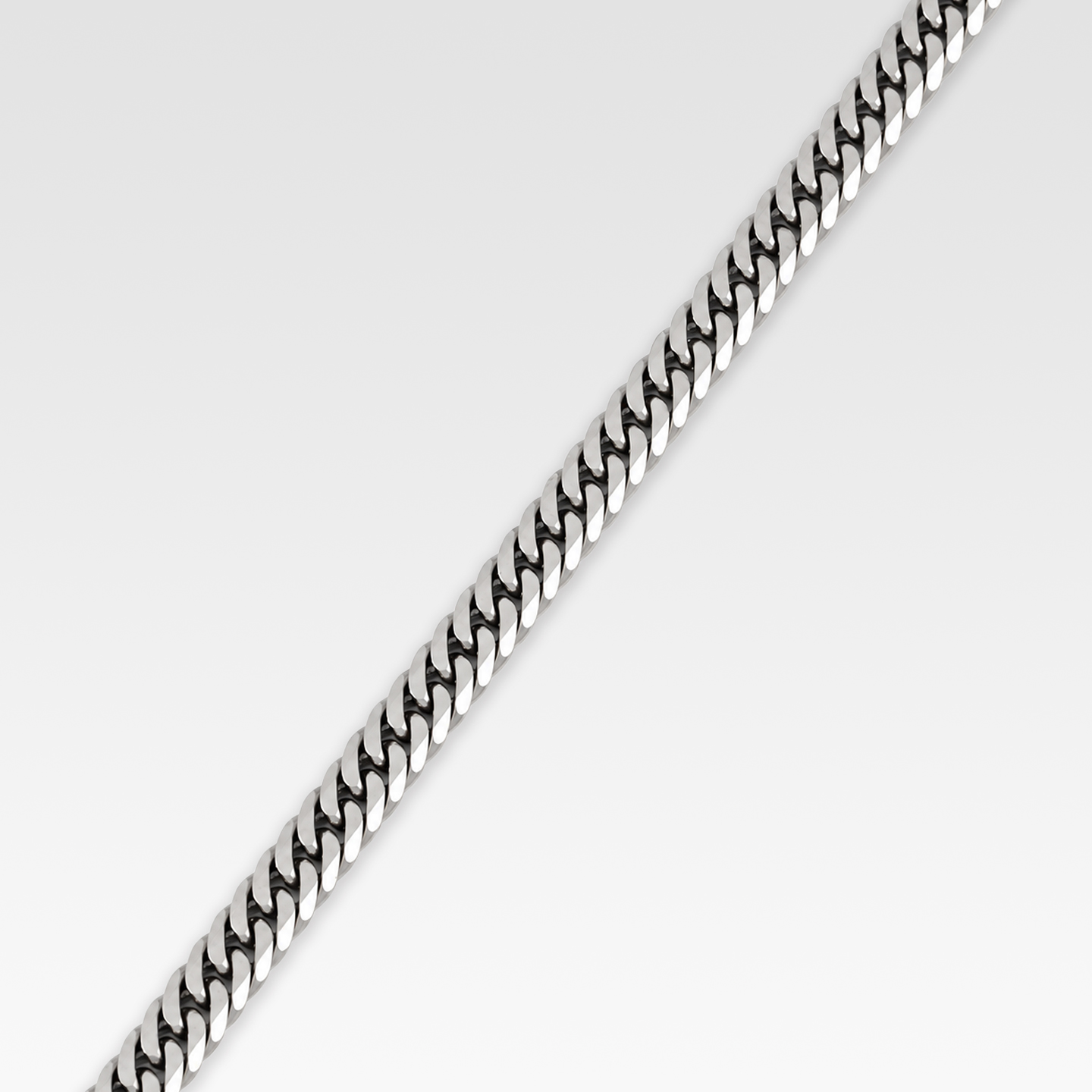 Pt850プラチナ　喜平ネックレス（6面ダブル・60㎝・30G） 商品画像2