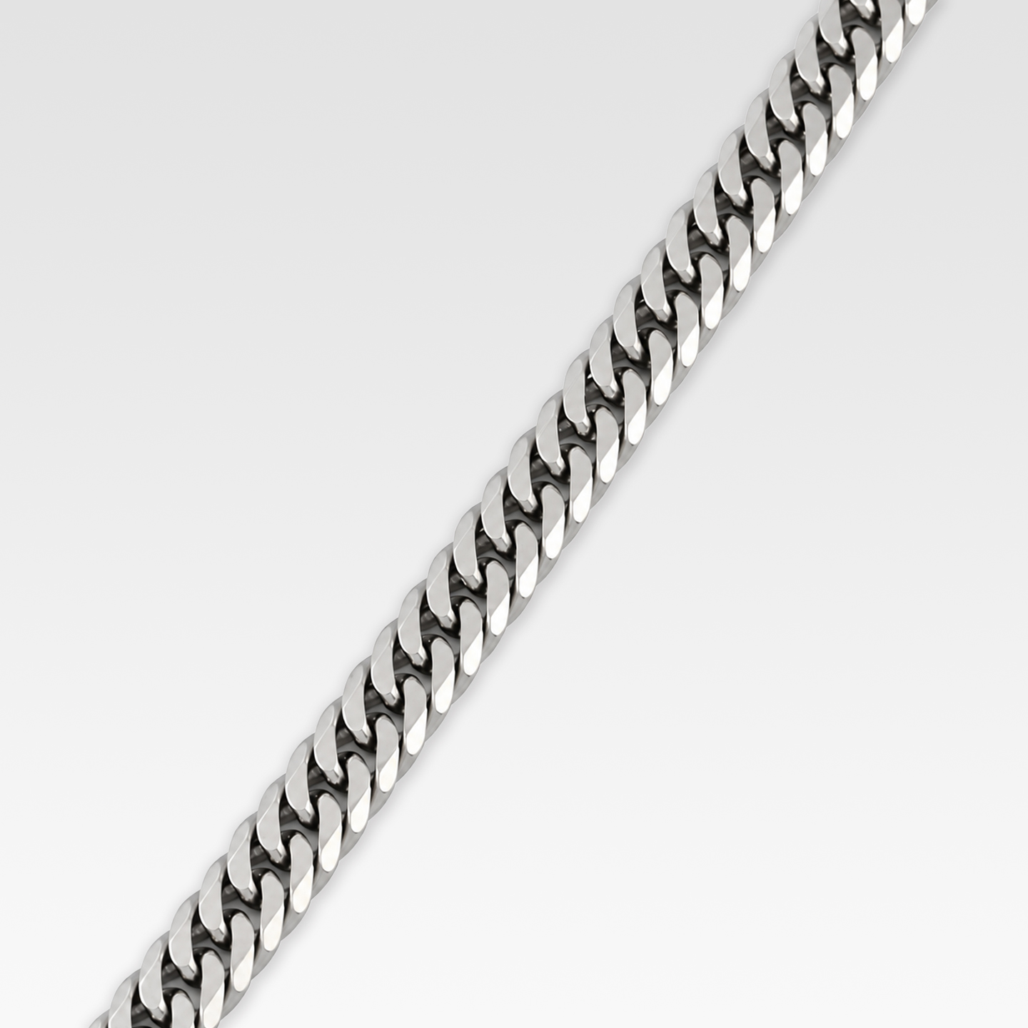 Pt850プラチナ　喜平ネックレス（6面ダブル・50㎝・50G） 商品画像2