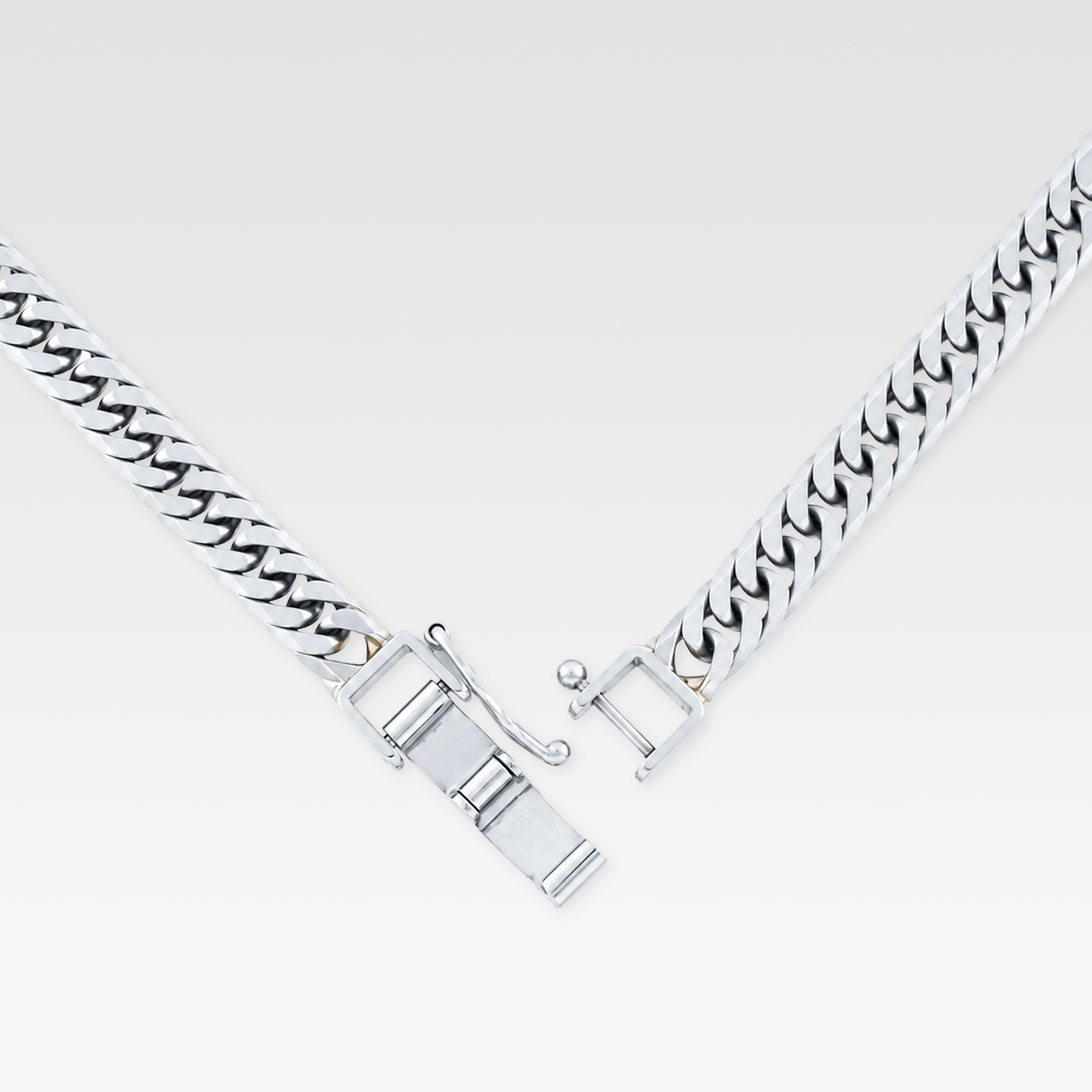 Pt850　喜平ネックレス（6面ダブル・60㎝・50G） 商品画像3