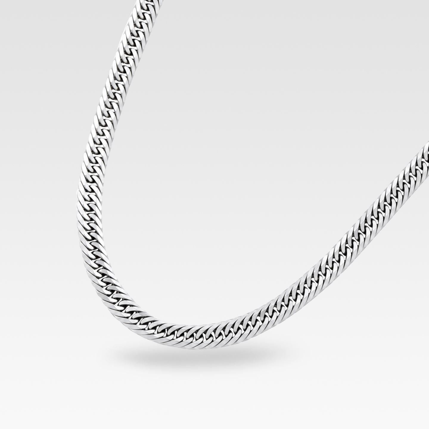 Pt850　喜平ネックレス（8面トリプル・50㎝・30G） 商品画像1