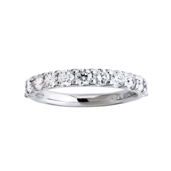 ダイヤモンドリングハーフエタニティ1.00ct（プラチナ） | ジュエリー 