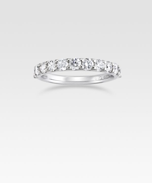 ダイヤモンドリングハーフエタニティ1.00ct（プラチナ）