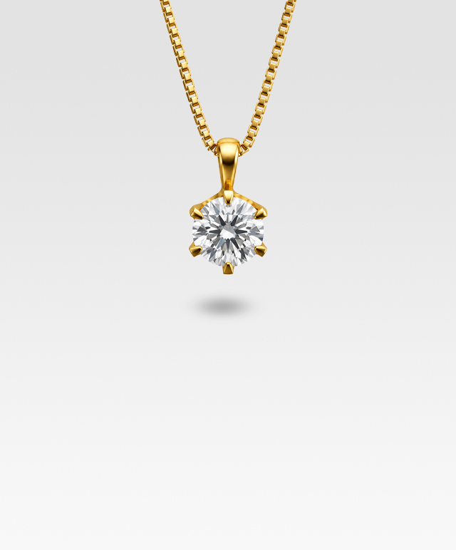 ダイヤモンドペンダント0.308ct（イエローゴールド）