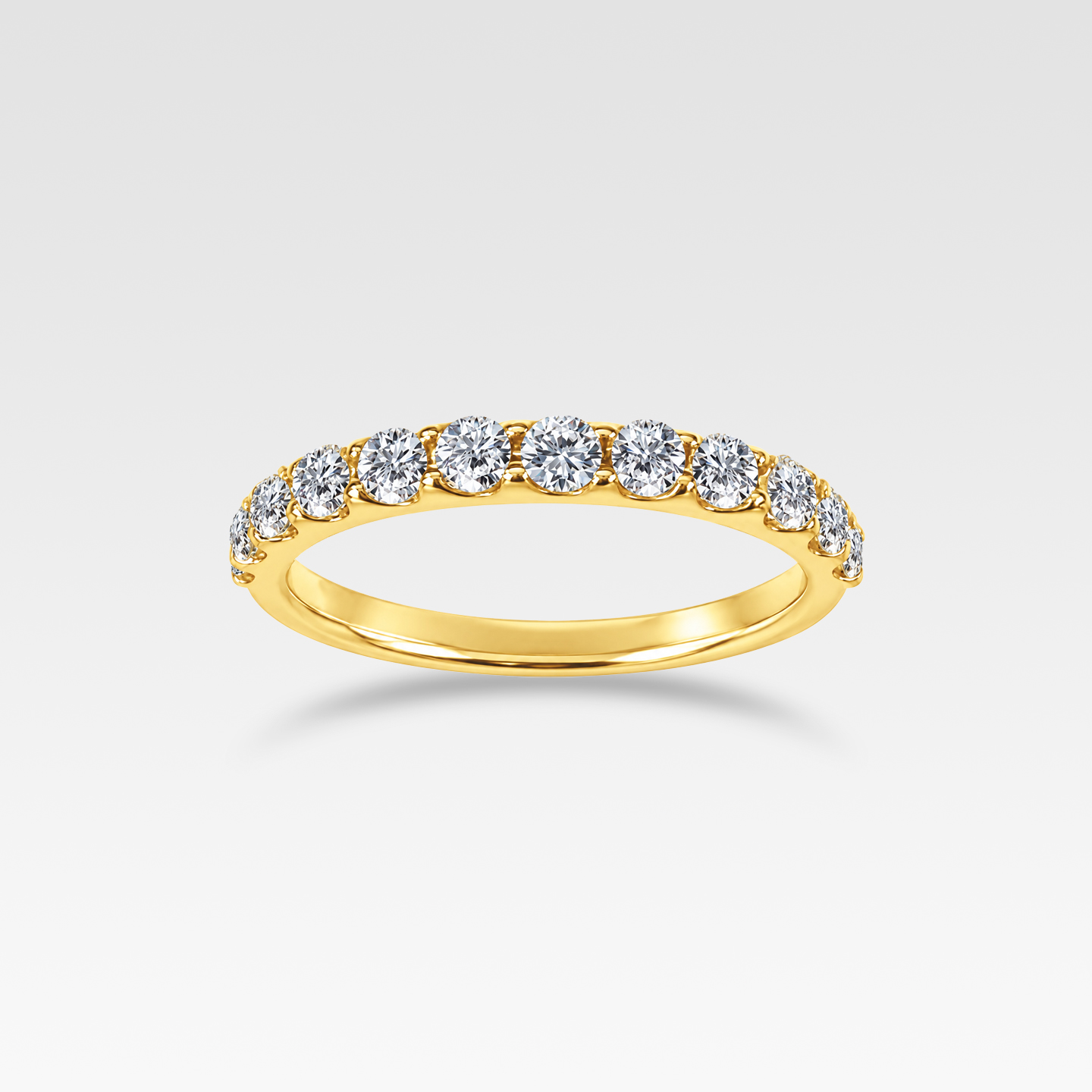 ダイヤモンドリングハーフエタニティ0.50ct（イエローゴールド） 商品画像1