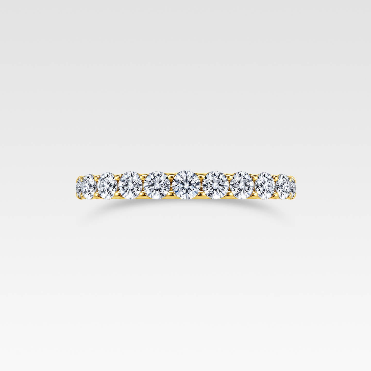 ダイヤモンドリングハーフエタニティ0.50ct（イエローゴールド） 商品画像2