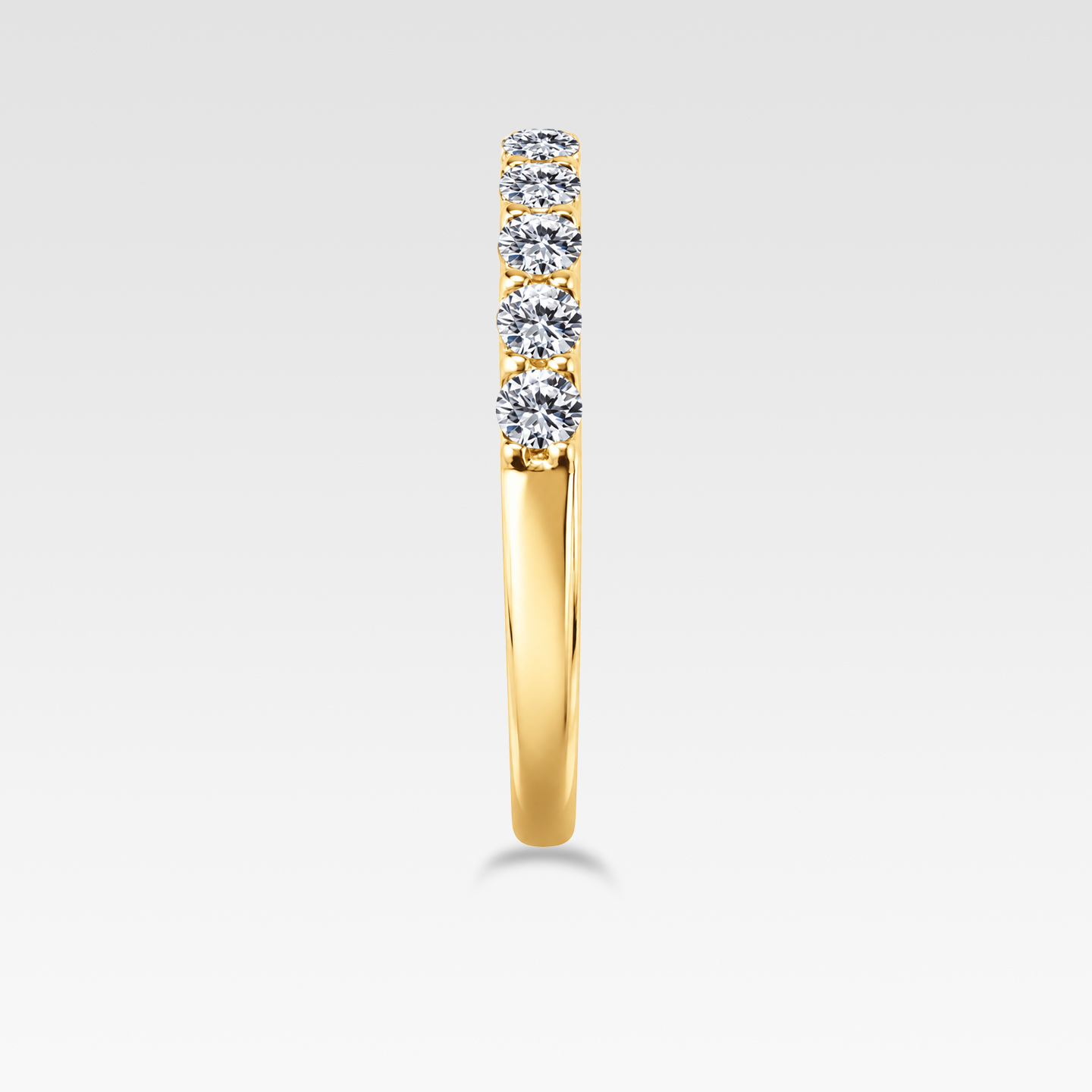 ダイヤモンドリングハーフエタニティ0.50ct（イエローゴールド） 商品画像3