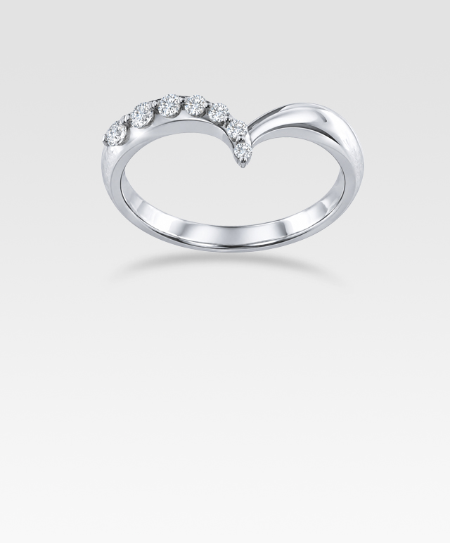 DIAMOND LINE ダイヤリング(プラチナ)
