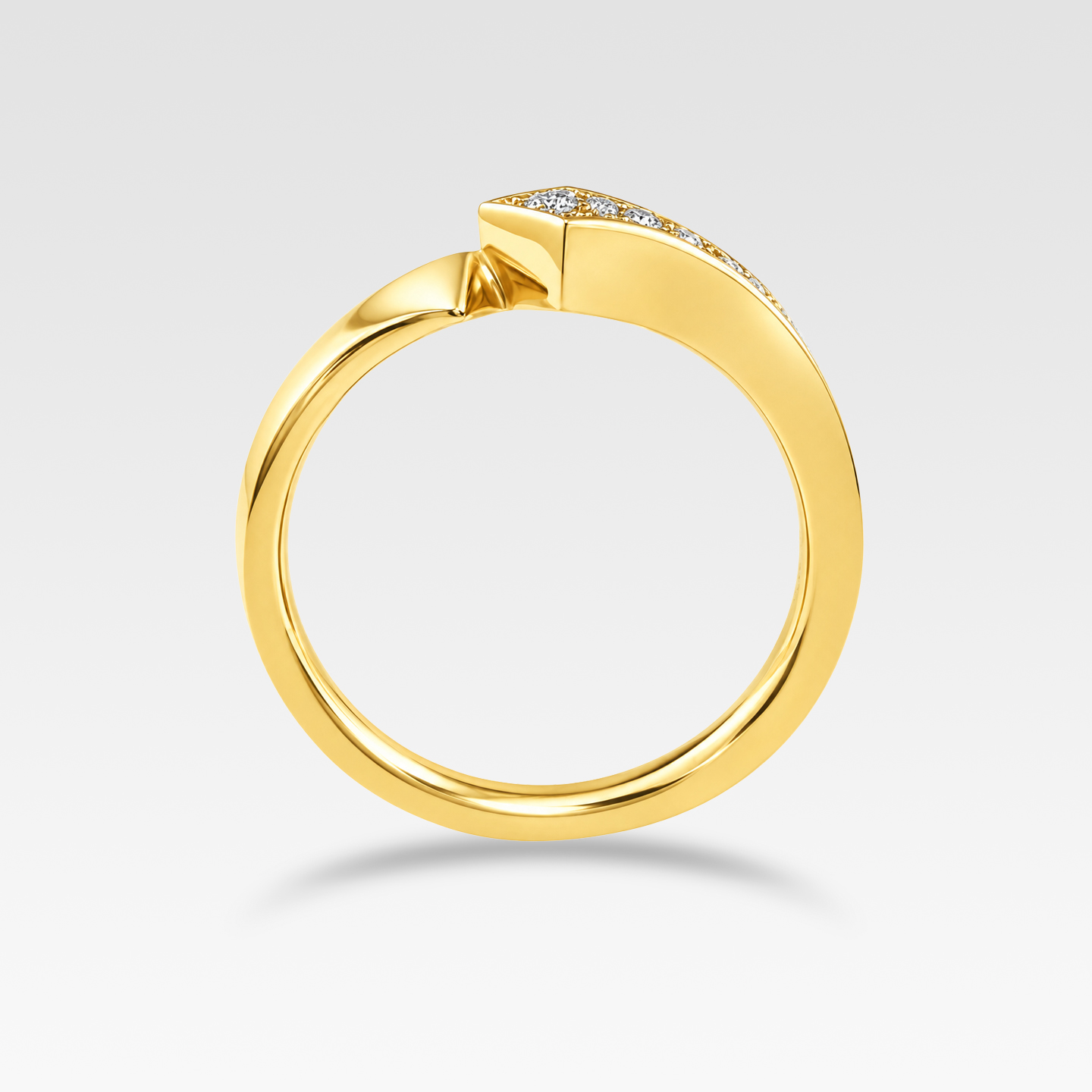 DIAMOND LINE ダイヤリング(イエローゴールド) 商品画像3