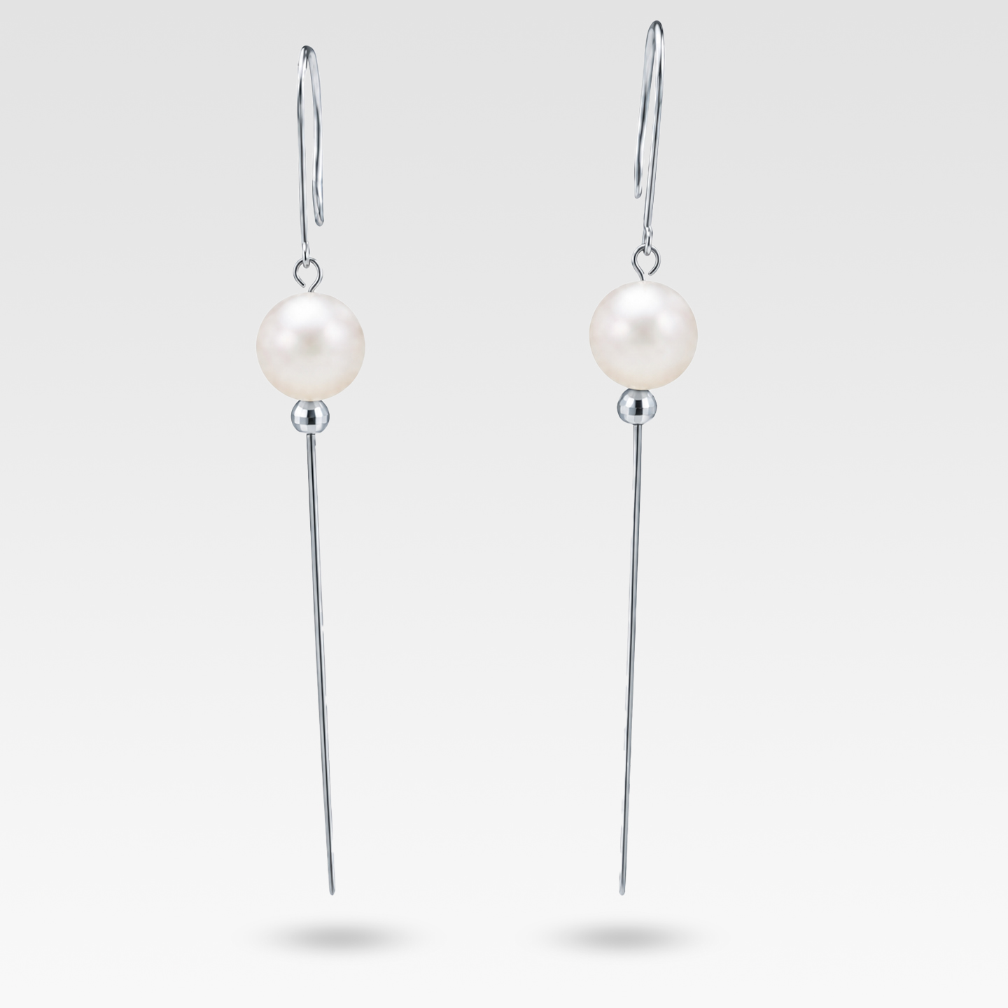 パールピアス(ホワイトゴールド)　 商品画像1