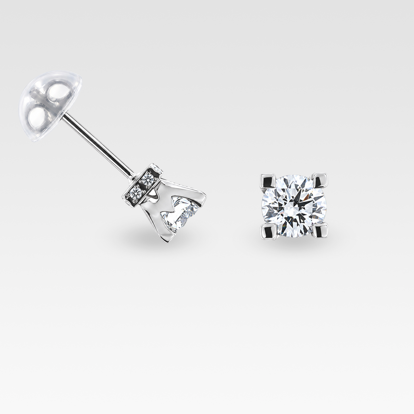 ダイヤモンドピアス0.609ct（プラチナ） 商品画像2