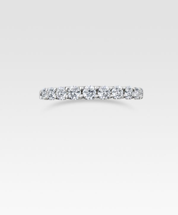 ダイヤモンドリングハーフエタニティ0.50ct（プラチナ）