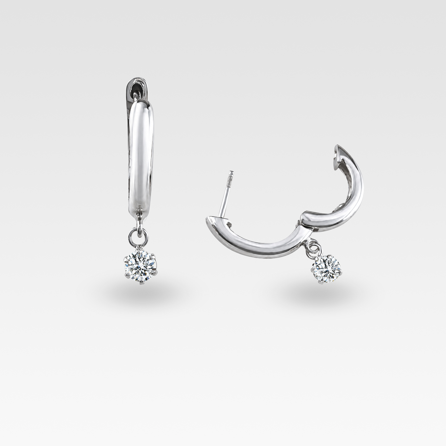 ダイヤモンドピアス（ホワイトゴールド） 商品画像3