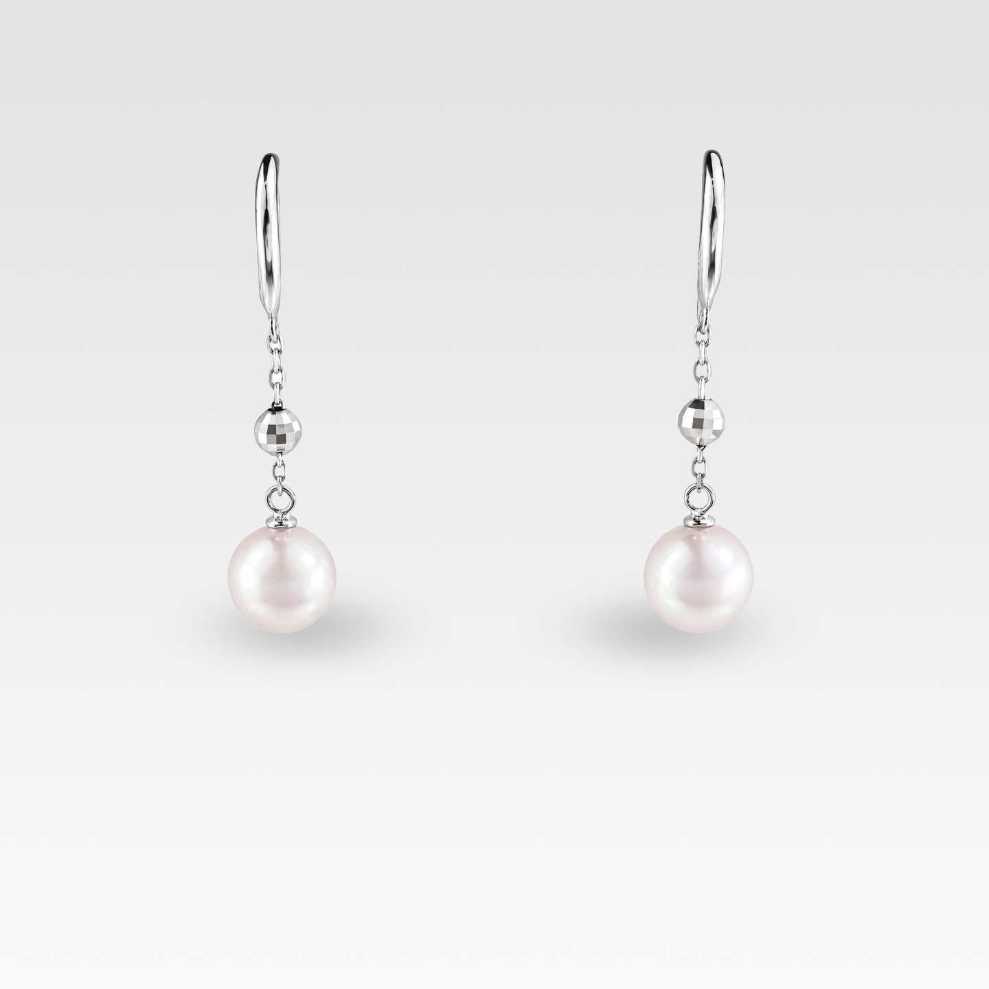 パールピアス(ホワイトゴールド) 商品画像1