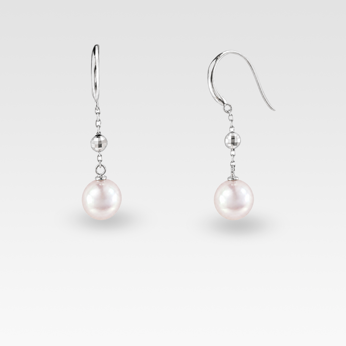 パールピアス(ホワイトゴールド) 商品画像2