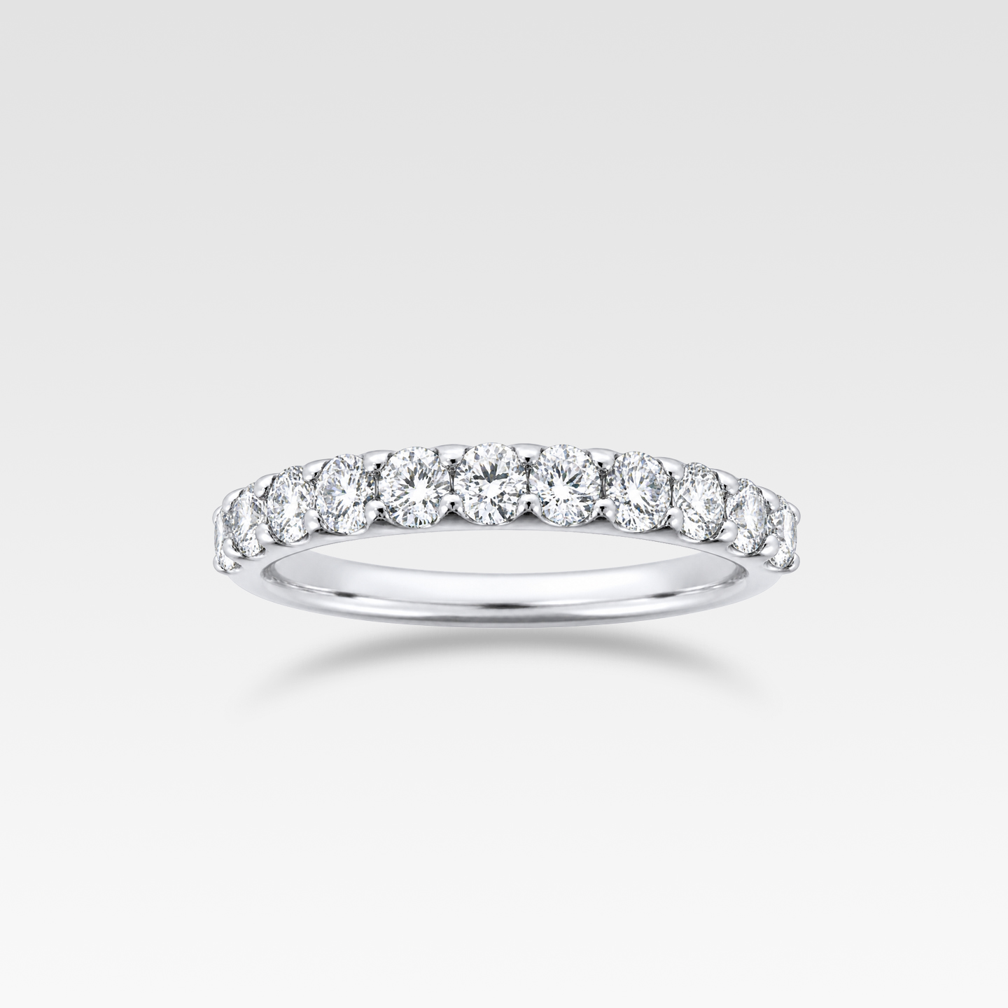 ダイヤモンドリングハーフエタニティ0.70ct（プラチナ） 商品画像1