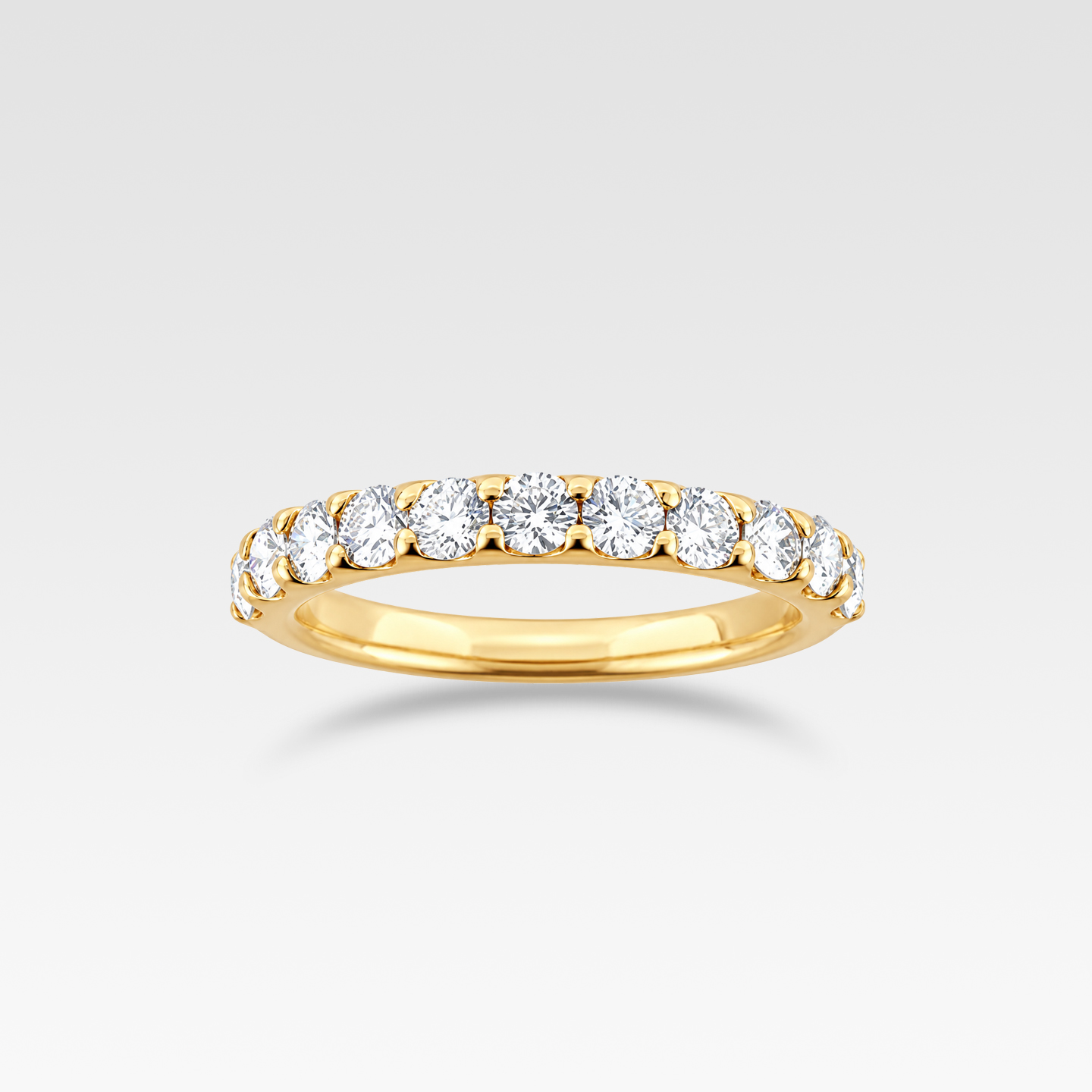 ダイヤモンドリングハーフエタニティ0.70ct（イエローゴールド） 商品画像4