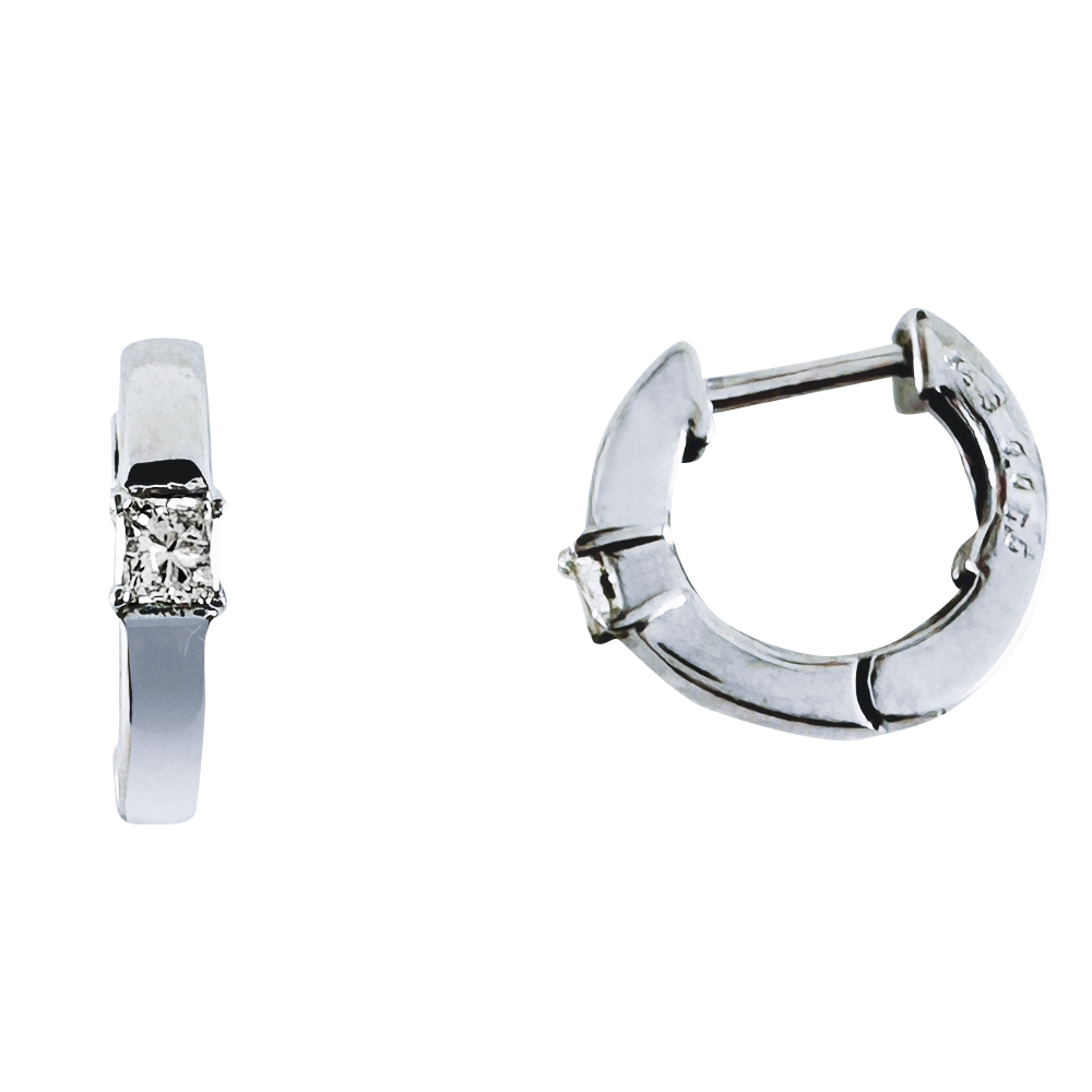 ダイヤ ピアス K18 WG ホワイトゴールド 750 VLP 90264684 