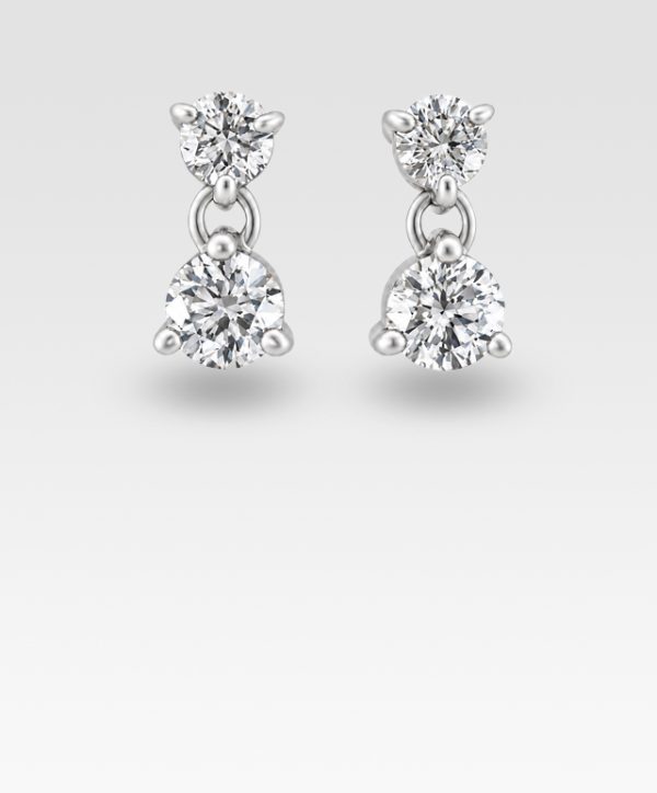 ダイヤモンドピアス(プラチナ)0.50ct