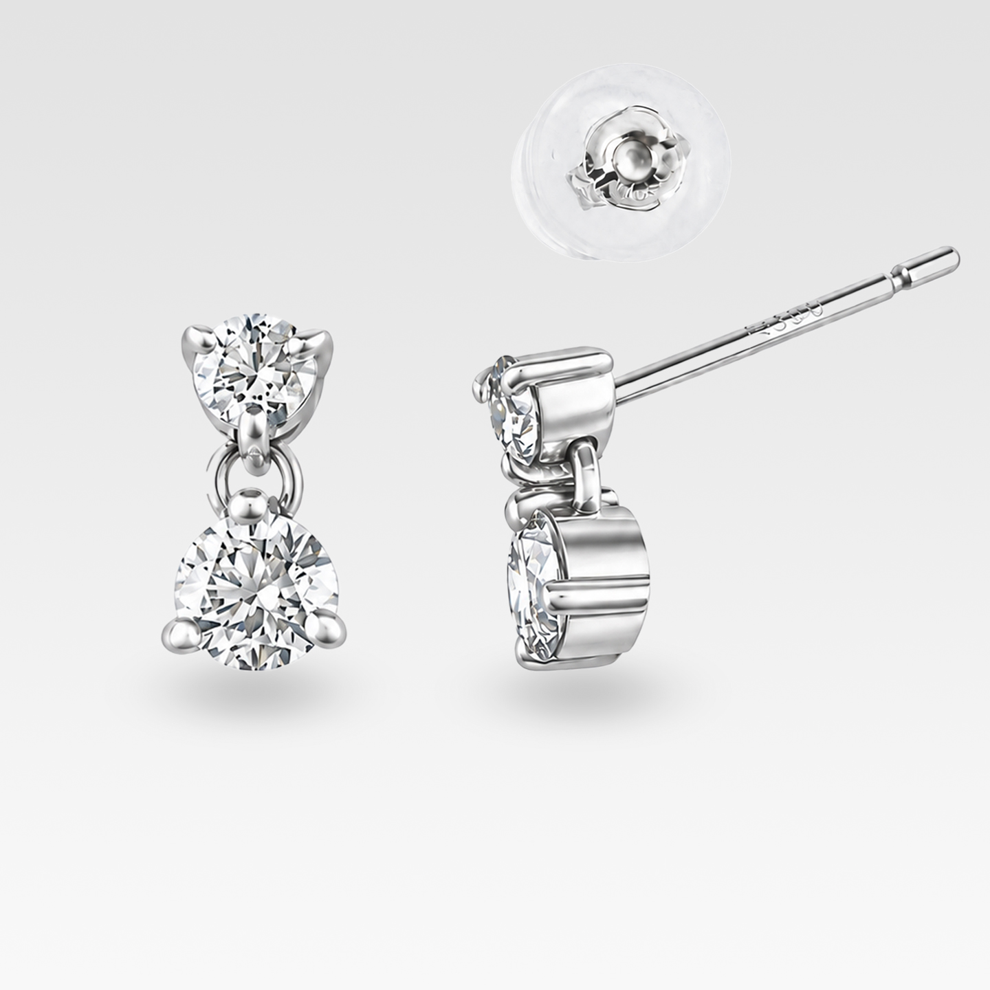 ダイヤモンドピアス(プラチナ)0.50ct 商品画像2