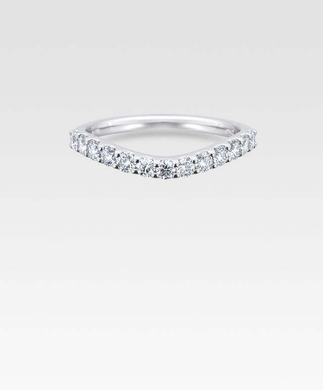 ダイヤモンドハーフエタニティ0.5ct（プラチナ）