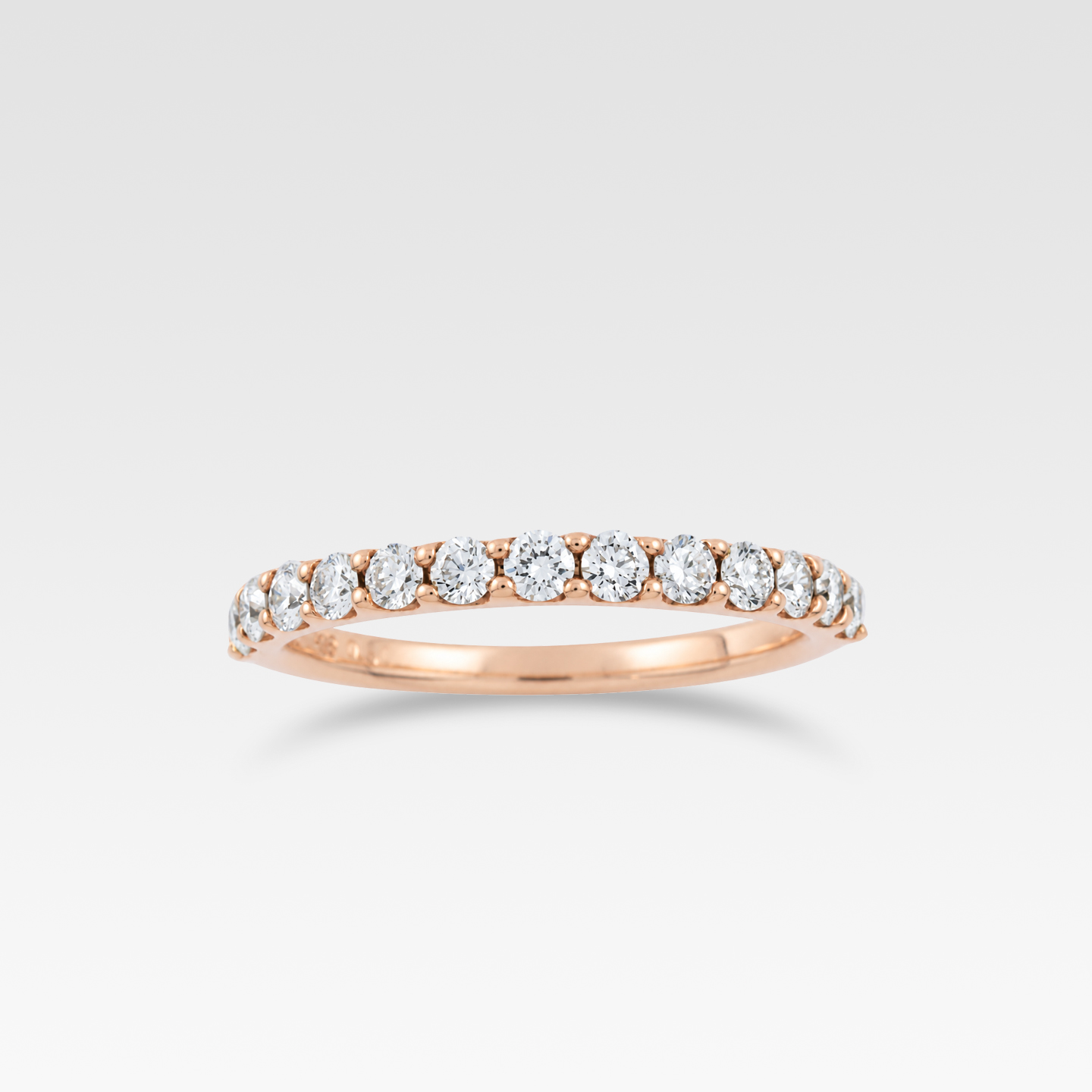 ダイヤモンドリングハーフエタニティ0.50ct（ピンクゴールド） 商品画像1