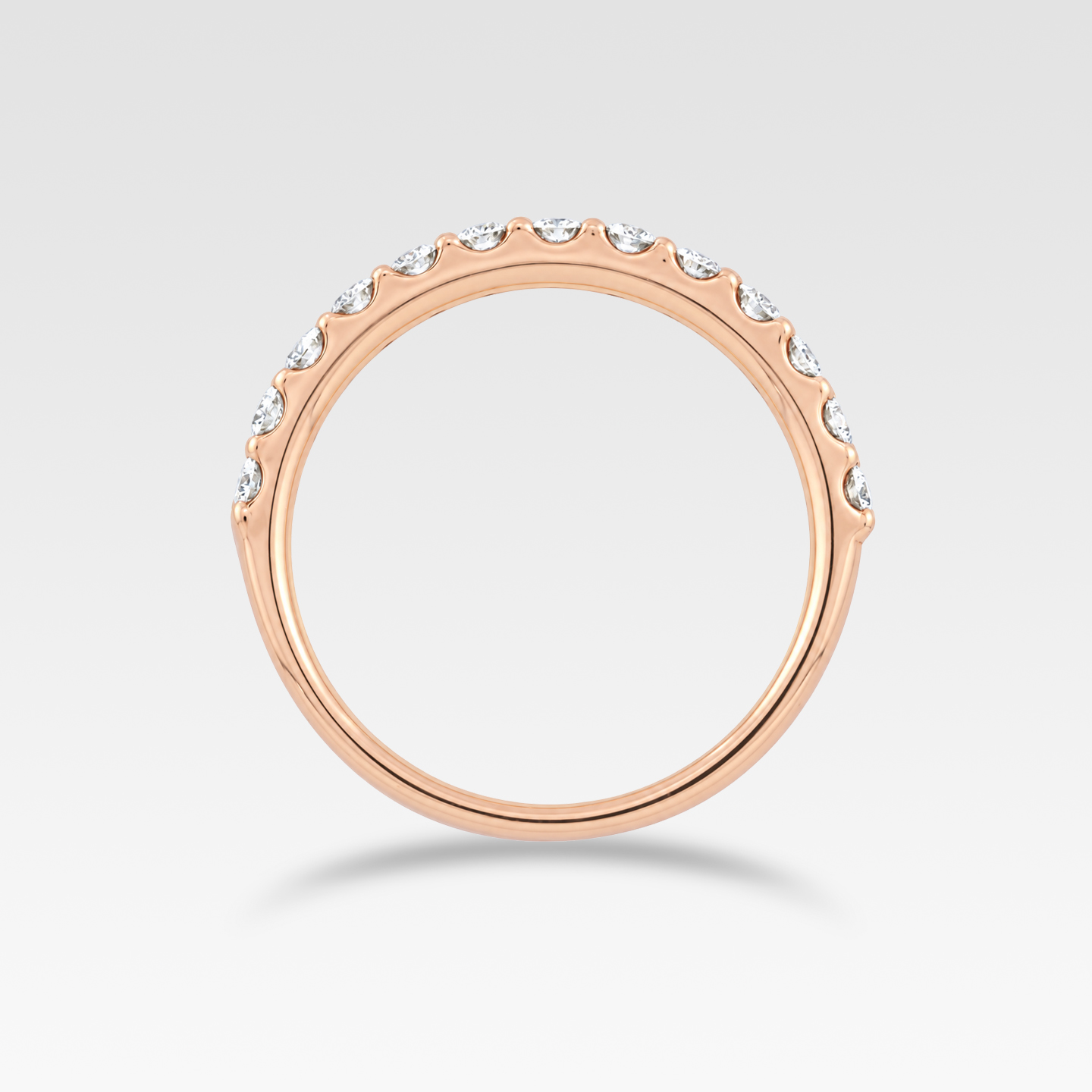 ダイヤモンドリングハーフエタニティ0.50ct（ピンクゴールド） 商品画像2