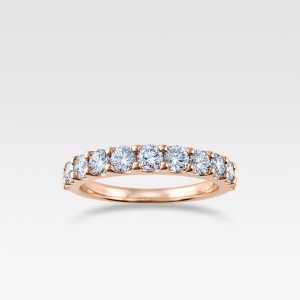 ダイヤモンドリングハーフエタニティ0.70ct（ピンクゴールド）