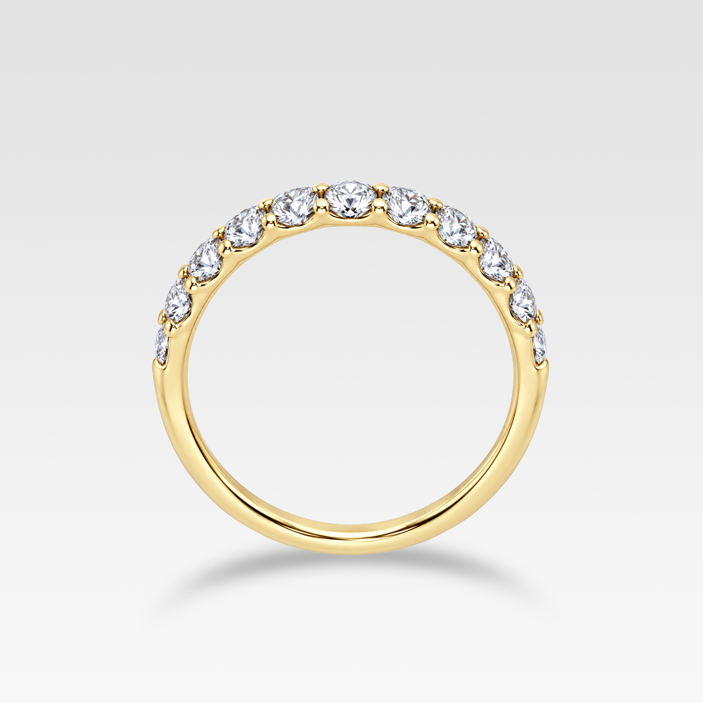 ダイヤモンドリングハーフエタニティ1.00ct（イエローゴールド） 商品画像2