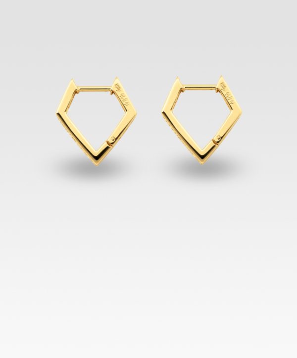 ダイヤモンドピアス(イエローゴールド)