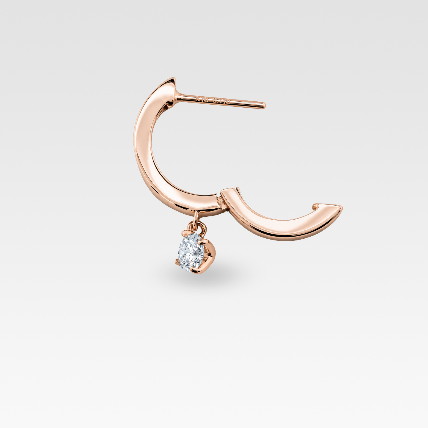 ダイヤモンドピアス(ピンクゴールド) 商品画像4