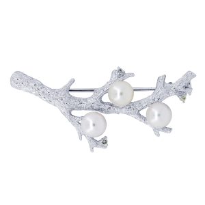 パールブローチ(6.0×6.0mm)