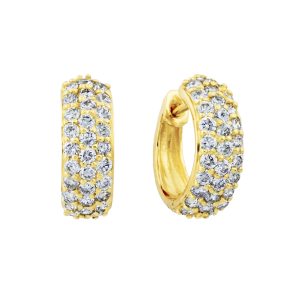 ダイヤモンドピアス(イエローゴールド)