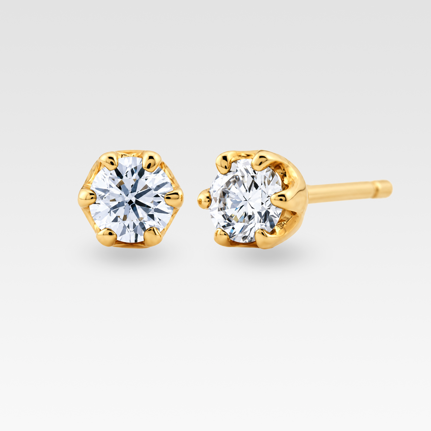 ダイヤモンドピアス0.10ct(イエローゴールド) 商品画像1