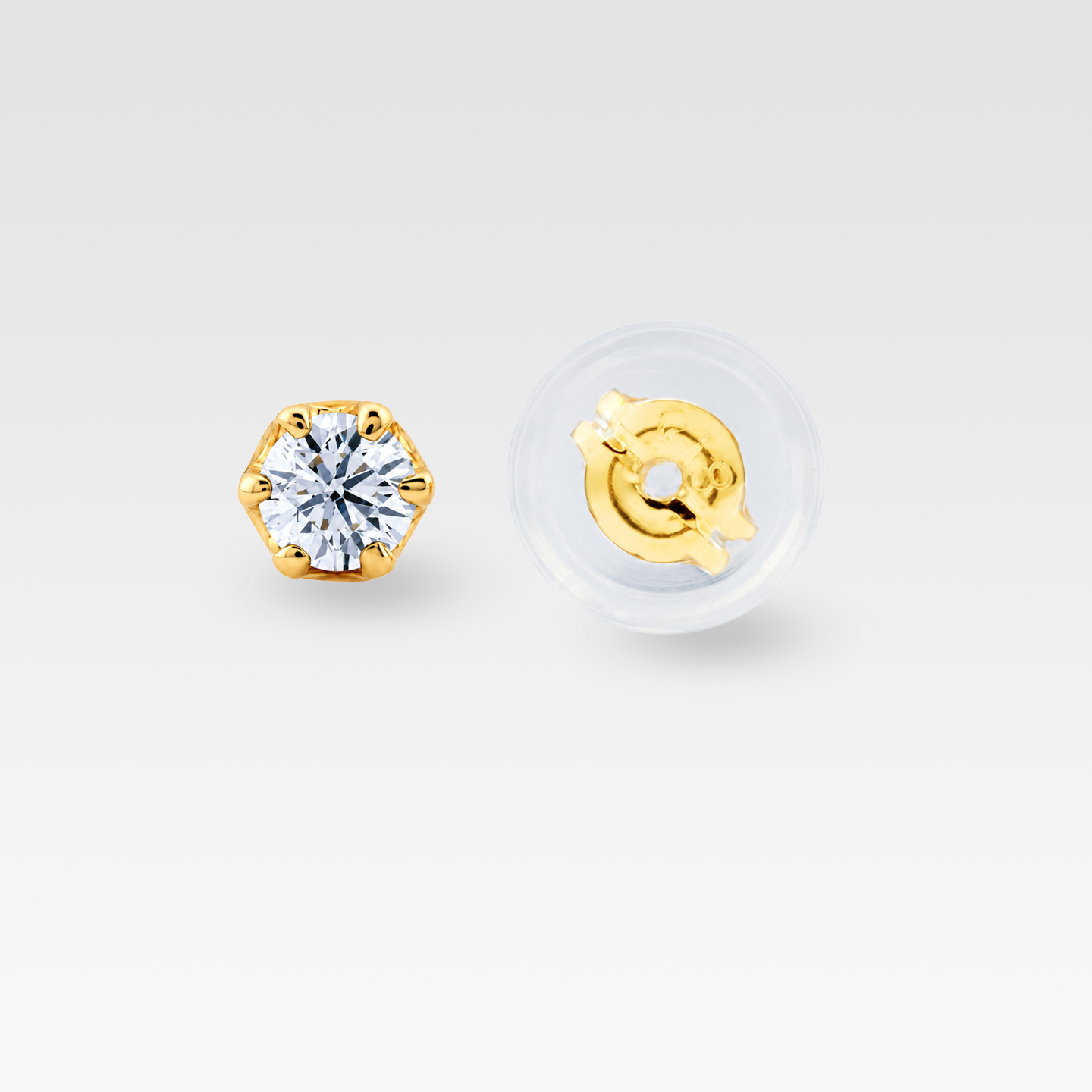 ダイヤモンドピアス0.10ct(イエローゴールド) 商品画像3