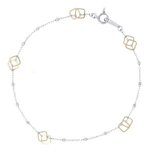 ブレスレット(プラチナ/イエローゴールド)