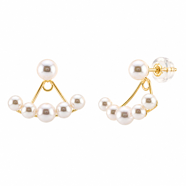 パールピアス(ゴールド)
