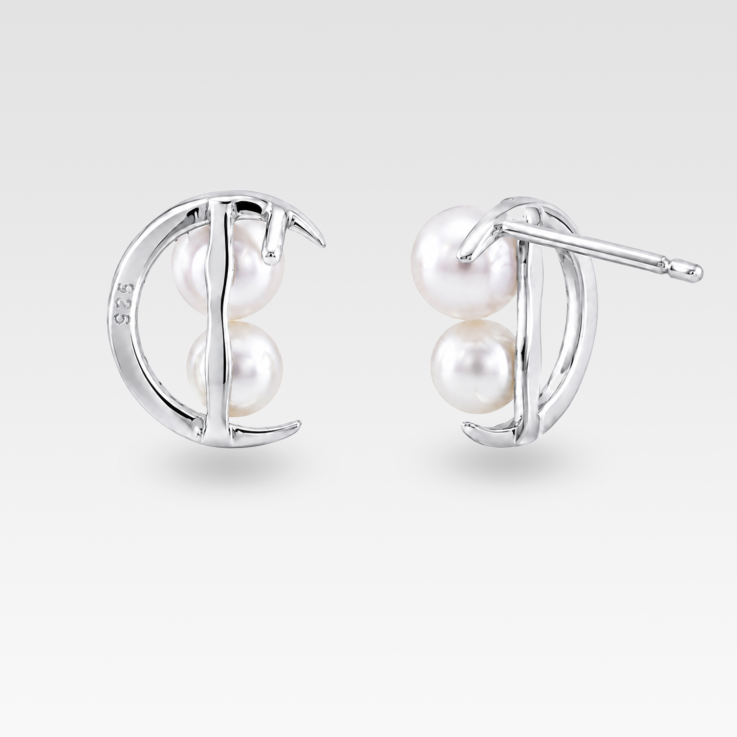 パールピアス(プラチナ) 商品画像2