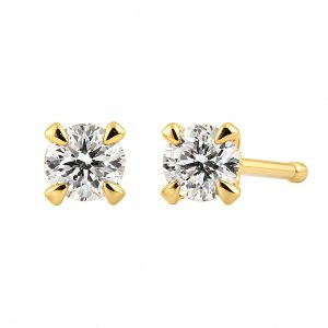 ダイヤモンドピアス0.10ct(イエローゴールド)