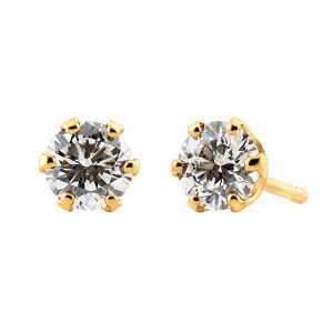 ダイヤモンドピアス0.40ct(イエローゴールド)